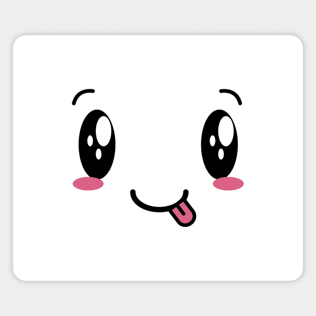 Kawaii cute emotional expression Magnet by ngoclucbkhn